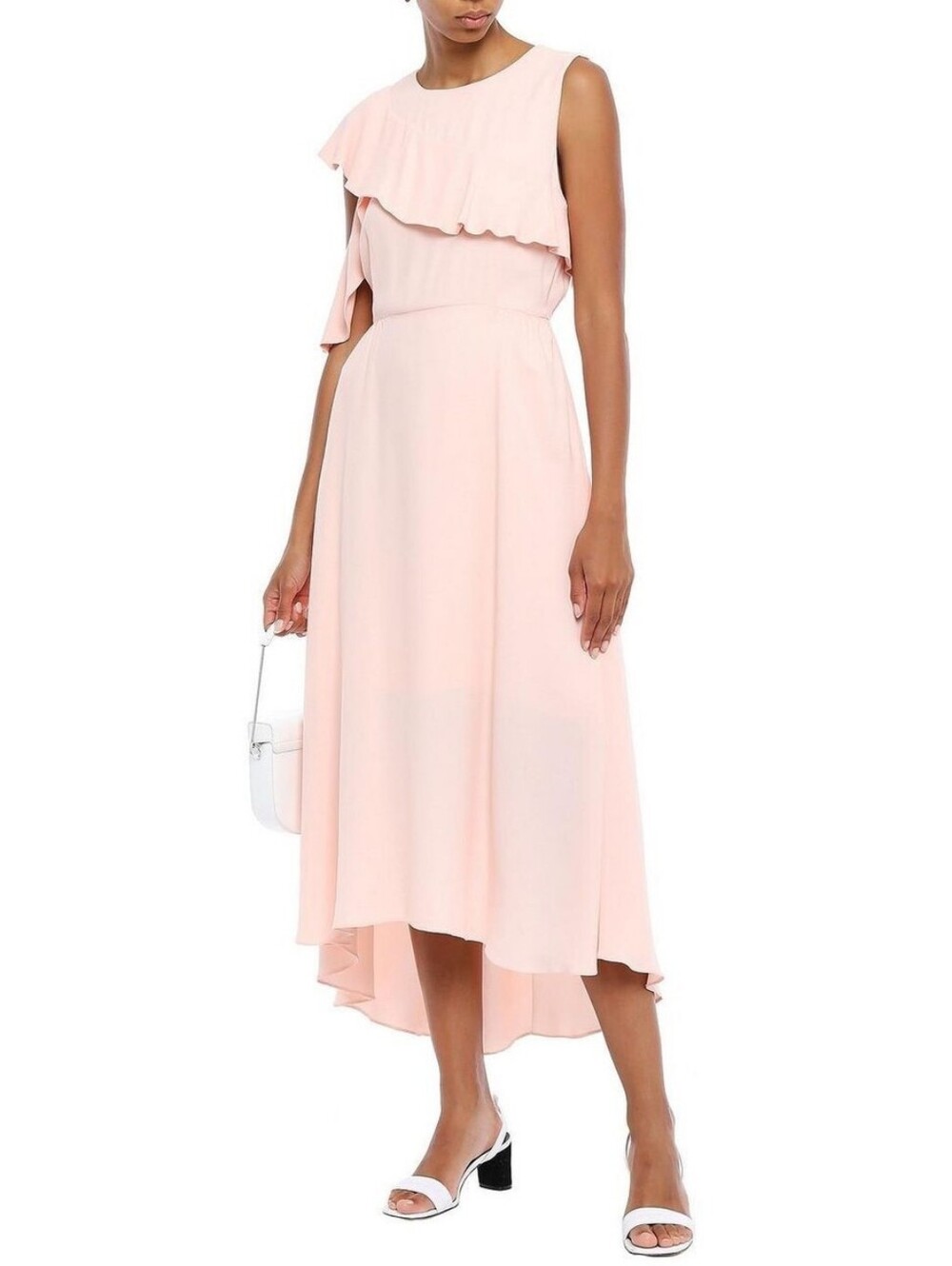 Maje Riveli Asymmetrical Dress Sz 1 / Sz Small Midi Dress